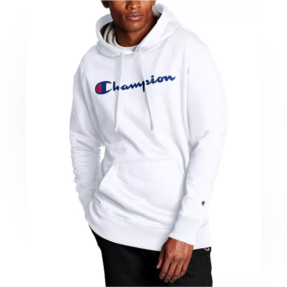 Champion White Hoodie